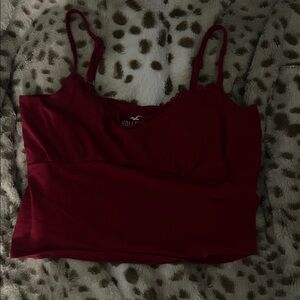 Hollister Burgundy Camisole Top